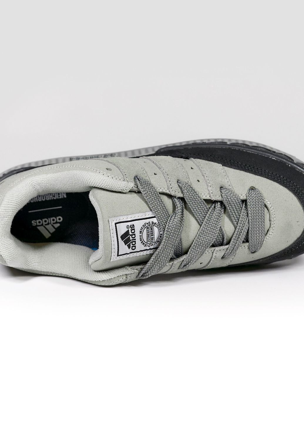 Серые демисезонные кроссовки мужские grey, вьетнам adidas Adimatic Neighborhood