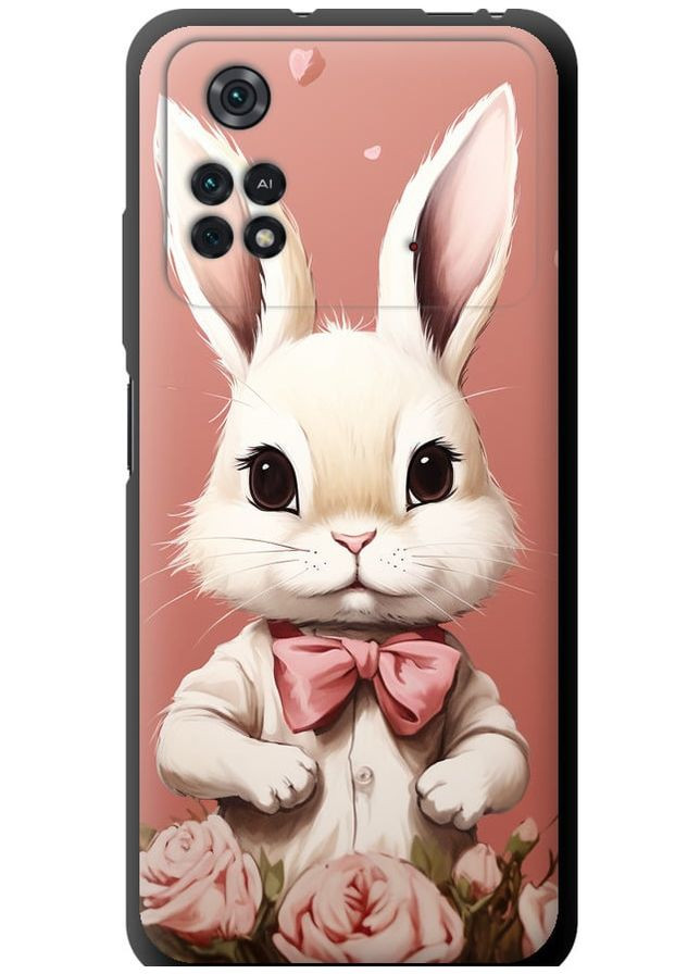 TPU черный чехол 'Зайчик' для Endorphone Xiaomi Poco M4 Pro (267318348)