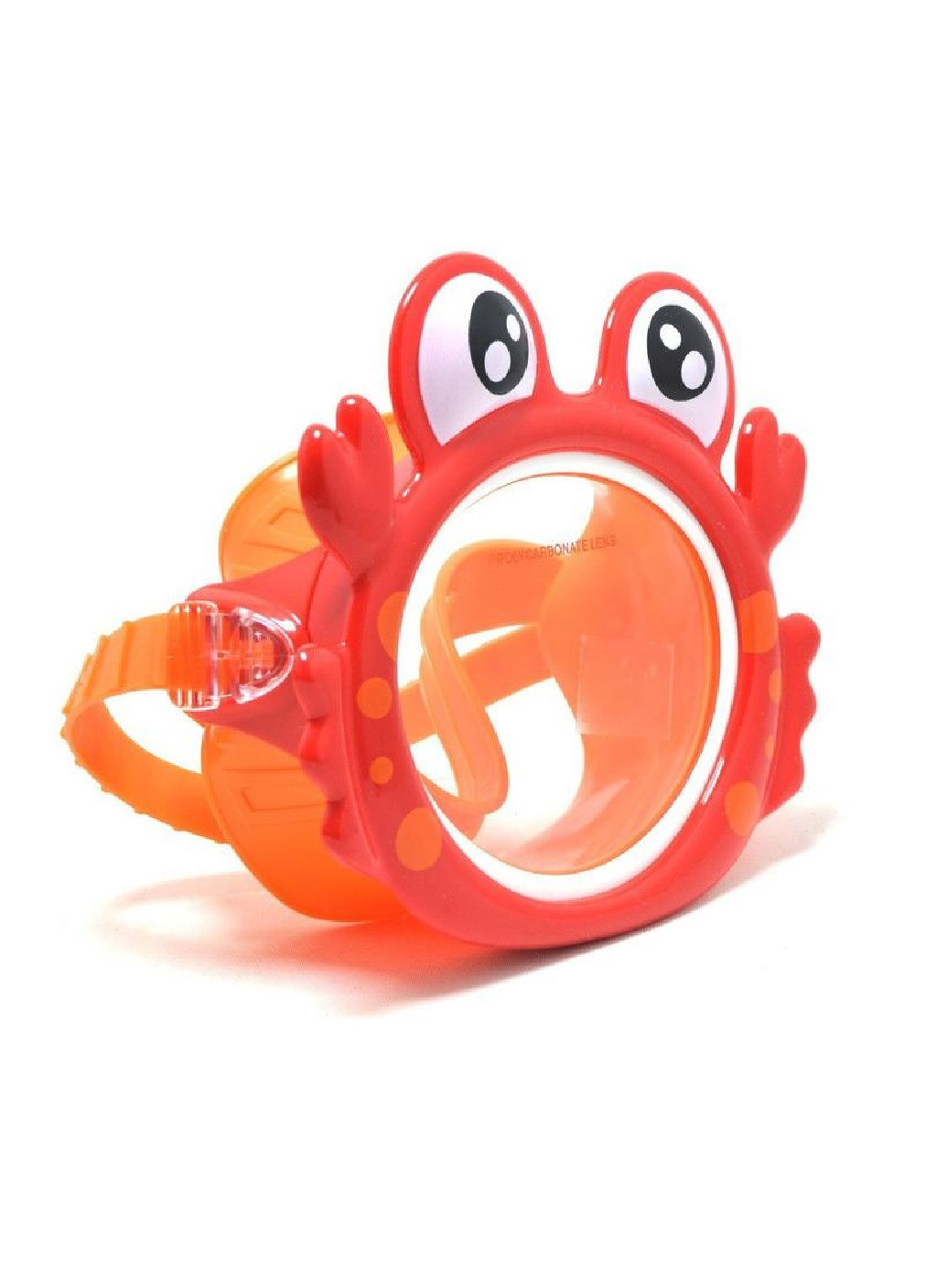 Набор комплект для плавания 2 в 1 маска очки антифог трубка гипоалергенный для детей (474524-Prob) Крабик красный Unbranded (258670734)