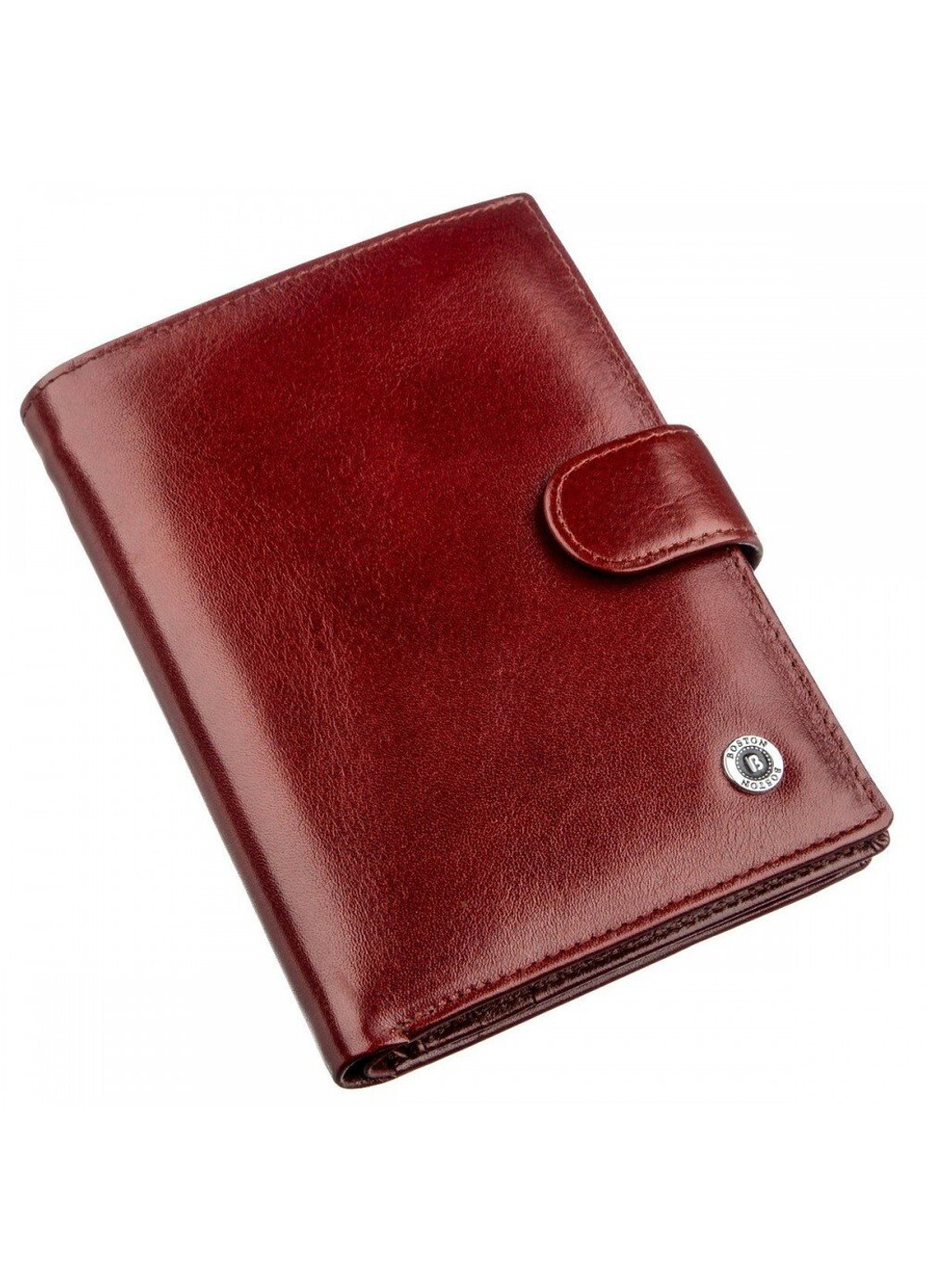 Гаманець з натуральної шкіри 18818 Коричневий BOSTON (262533212)