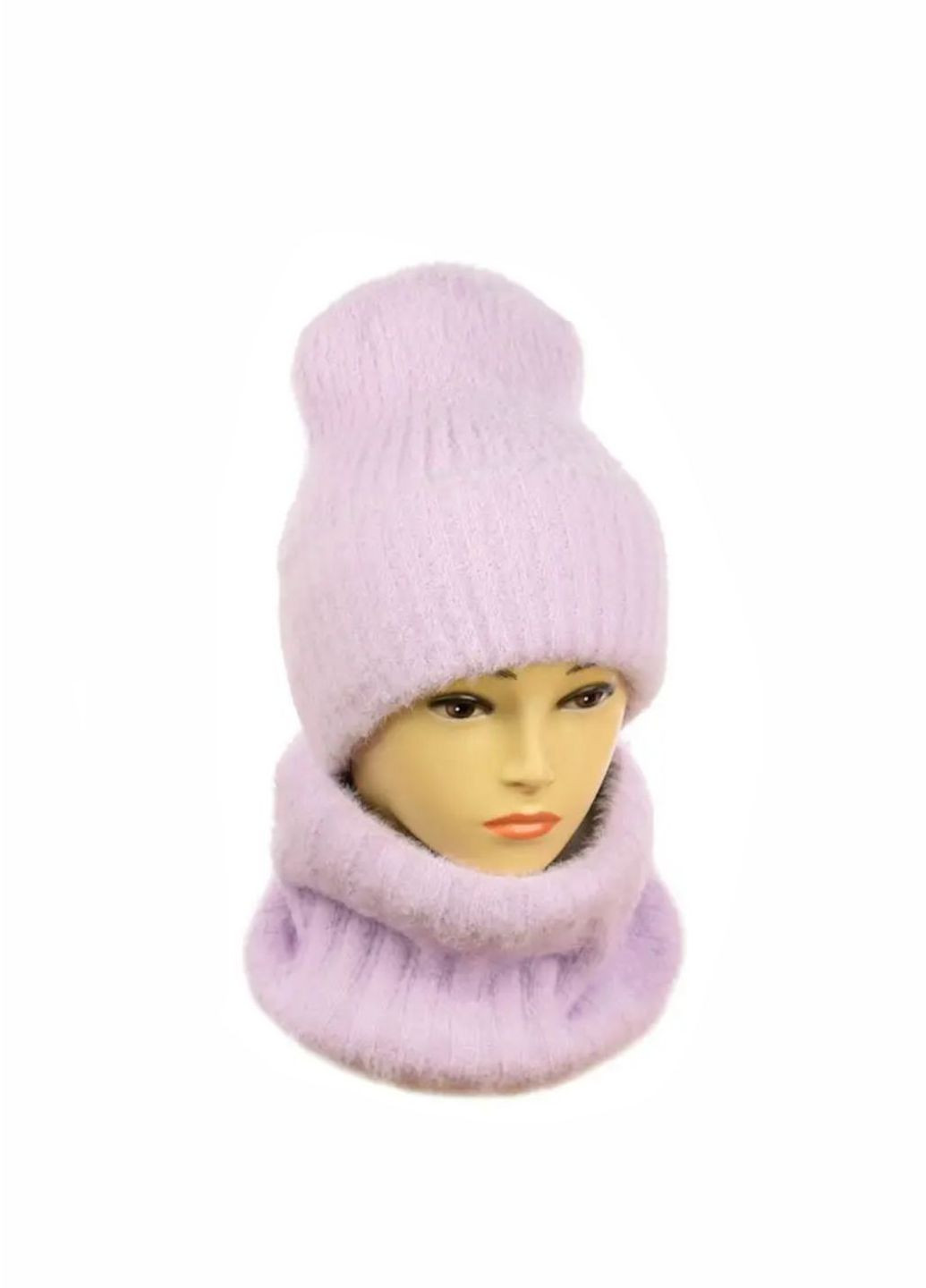 Жіночий зимовий компелкт Шапка + Снуд - Ірма No Brand ірма комплект (272798699)