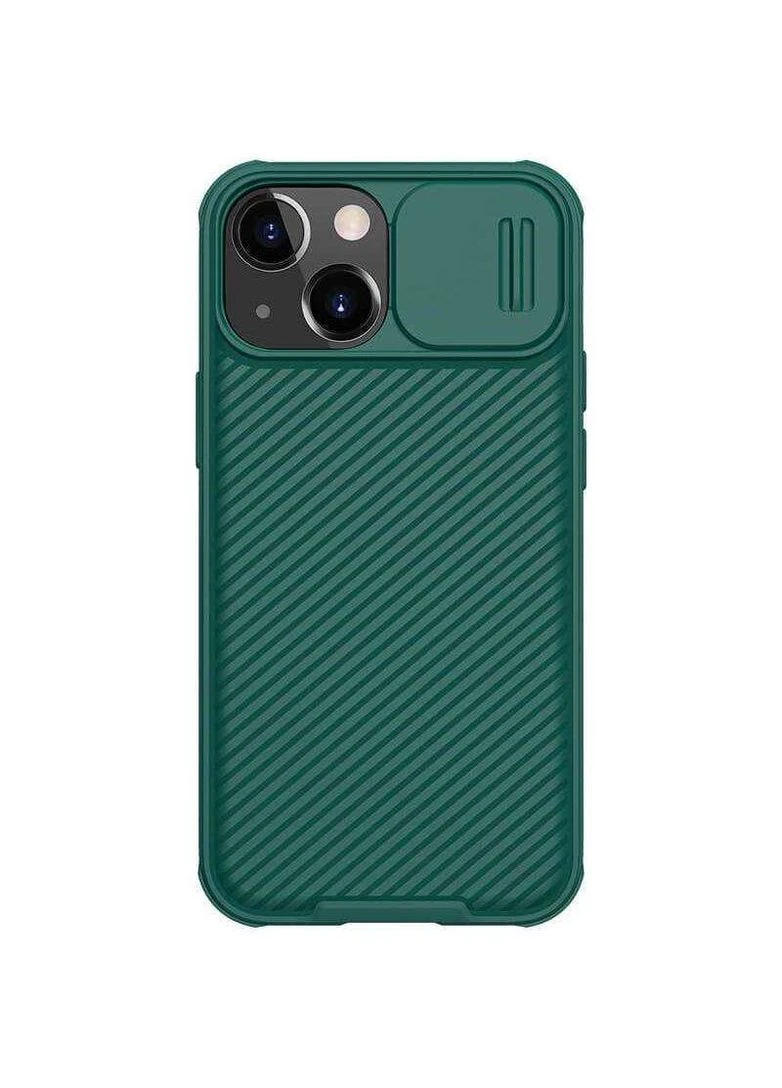 Карбоновая накладка со шторкой для камеры для Apple iPhone 13 (6.1") Nillkin (260873308)
