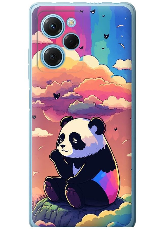 Силіконовий чохол 'Панда в хмарах' для Endorphone Xiaomi Poco X5 Pro 5G (276321419)