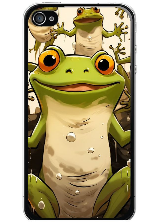2D пластиковий чохол 'Весела жаба' для Endorphone Apple iPhone 4 (266909625)