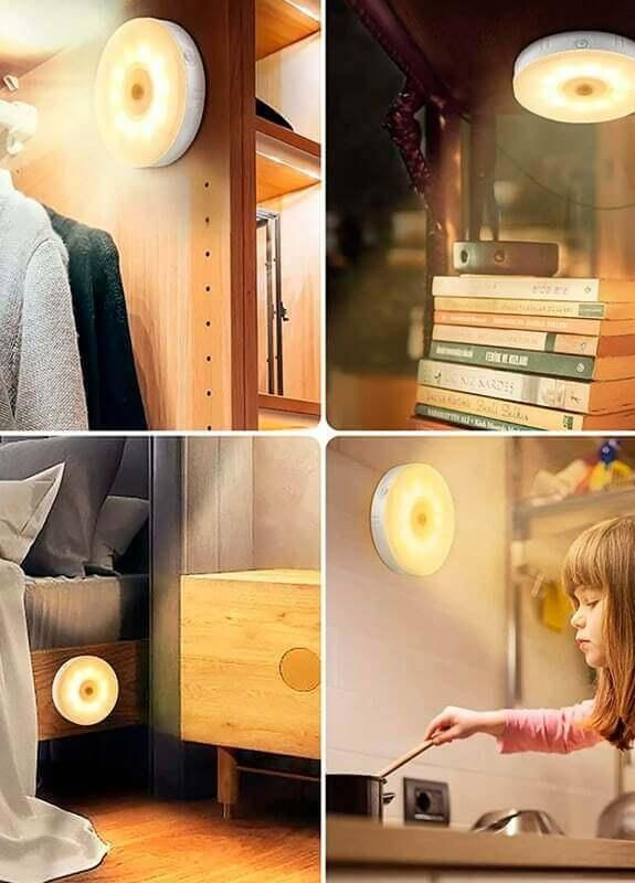 Акумуляторний світильник з датчиком руху 2 шт Warm light Solar (266697298)