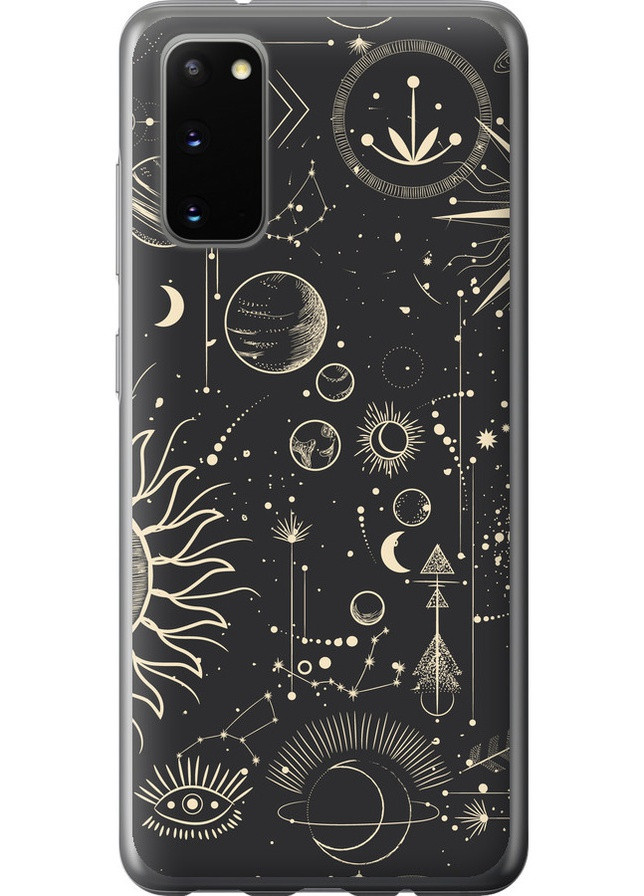 Силіконовий чохол 'Фаза місяця' для Endorphone Samsung Galaxy S20 (258085264)