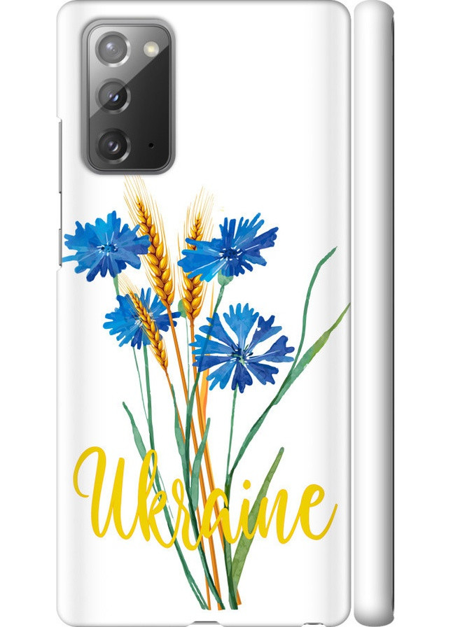 3D пластиковий матовий чохол 'Ukraine v2' для Endorphone Samsung Galaxy Note 20 (257882031)