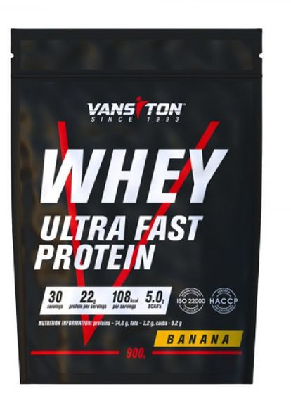Протеин Ультра-Про 900г (Банан) Vansiton (275108945)