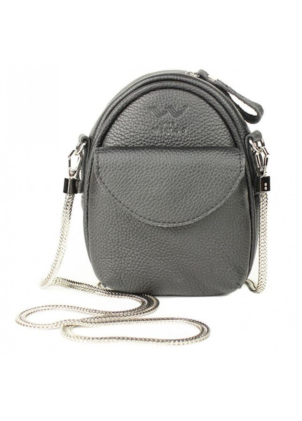 Шкіряна жіноча сумка міні Kroha червона флотар TW-KROHA-RED-FLO The Wings (266142882)