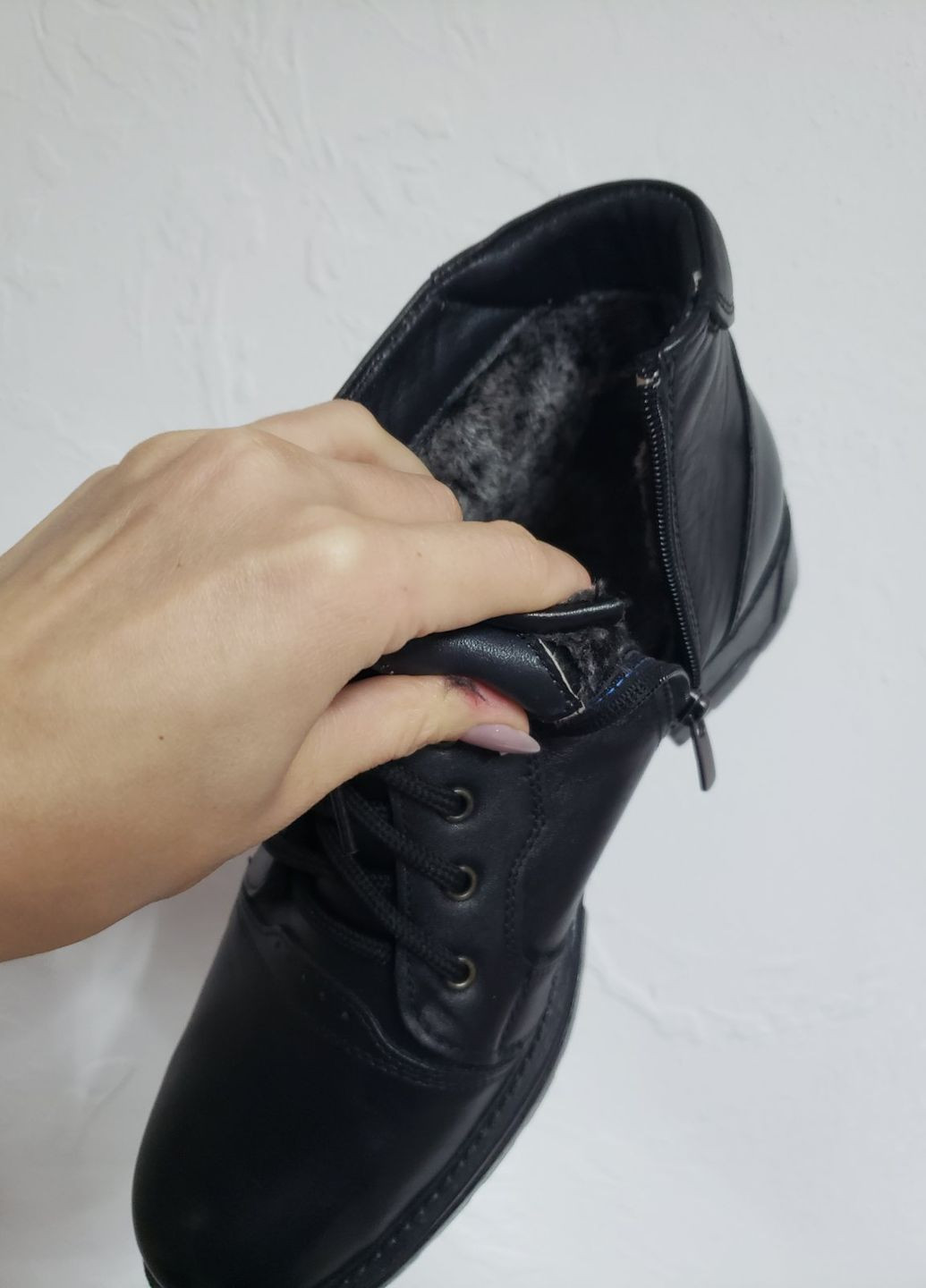 Черевики ботинки шкіряні зимові No Brand (266141665)