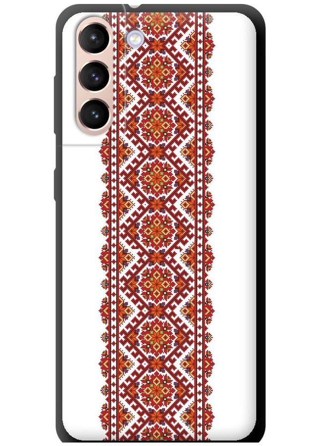TPU чорний чохол 'Вишиванка 9' для Endorphone Samsung Galaxy S21 (269348909)