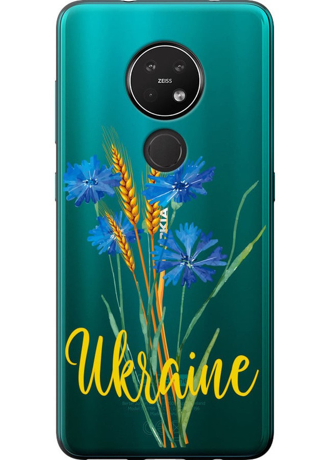 2D пластиковый чехол 'Ukraine v2' для Endorphone nokia 6.2 (257906701)
