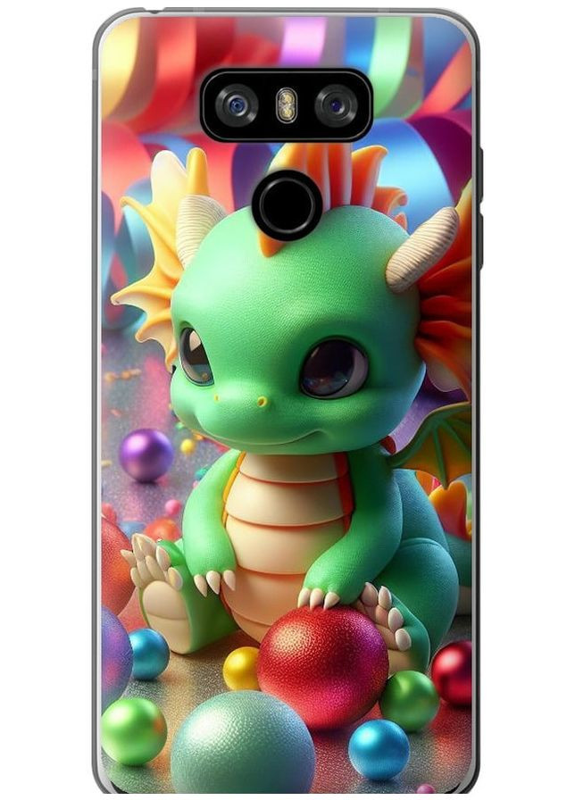 Силиконовый чехол 'Веселый дракончик' для Endorphone LG G6 (275458875)
