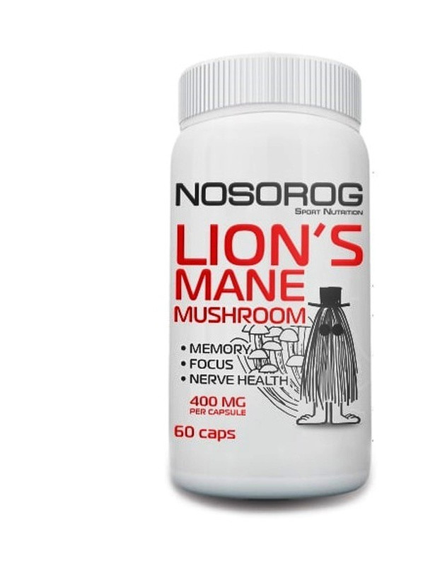 Lion's Mane 60 Caps Nosorog Nutrition (258499603)