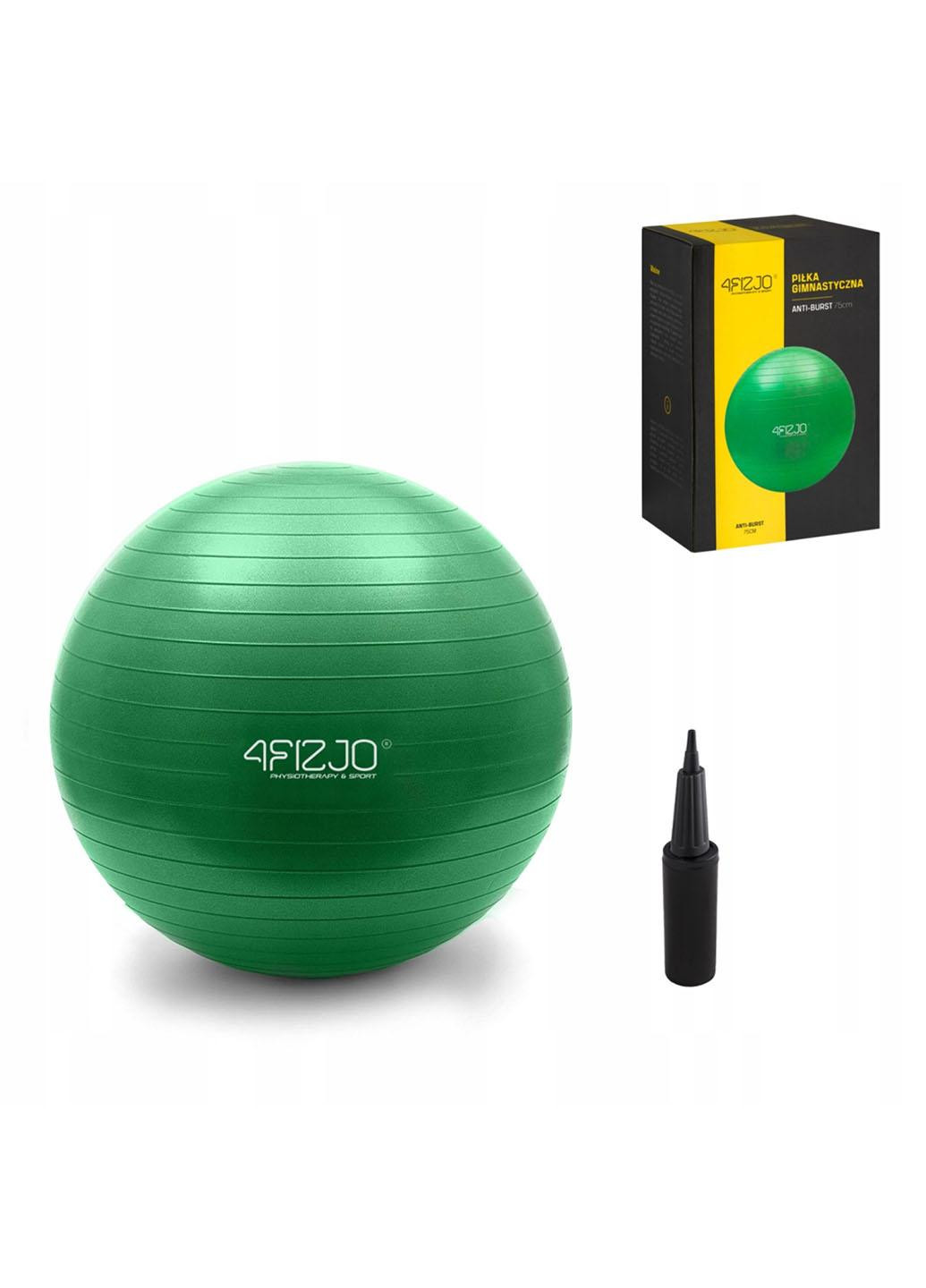 М'яч для фітнесу (фітбол) 75 см Anti-Burst 4FJ0029 Green 4FIZJO (259567472)