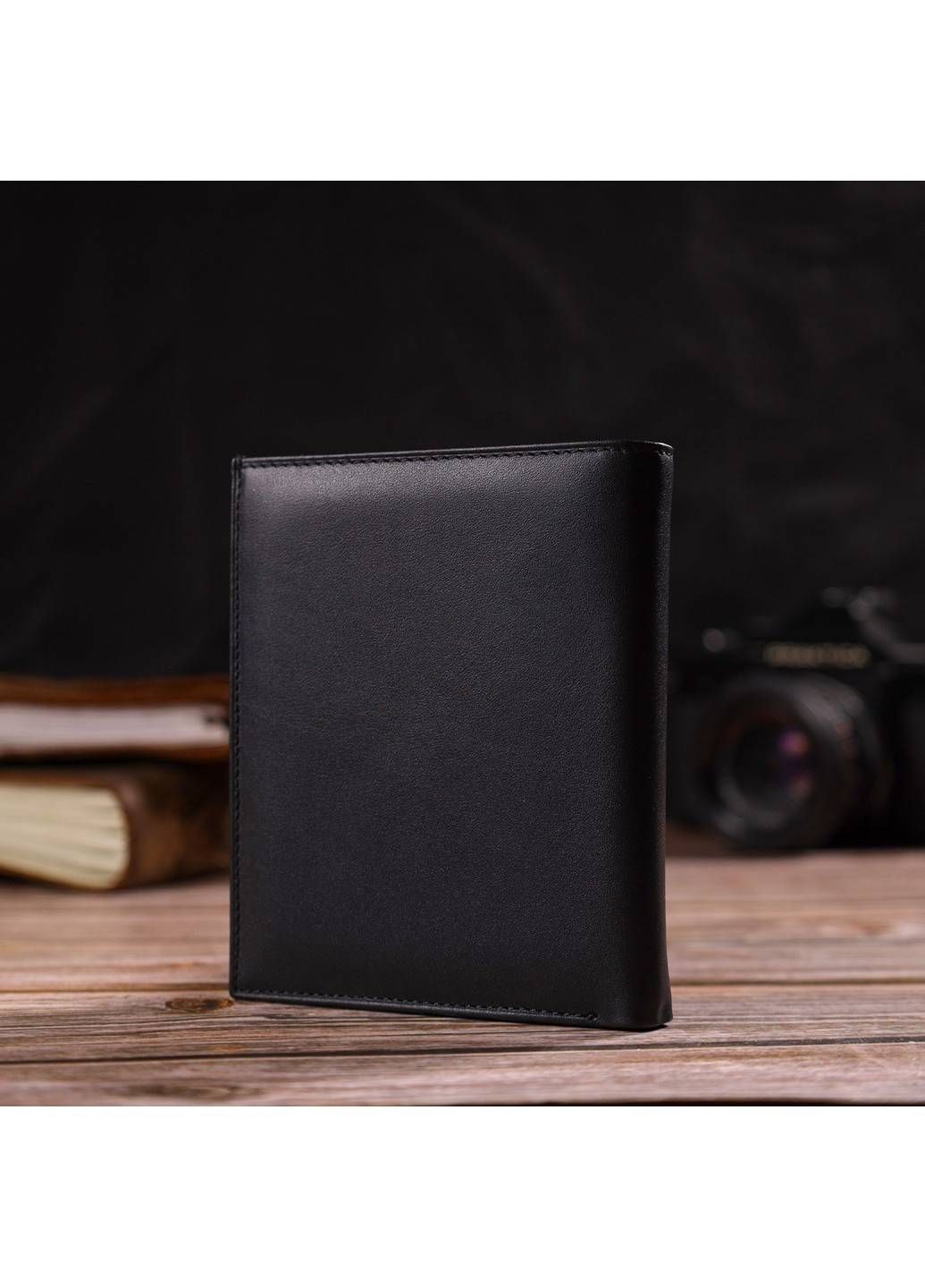 Ультрамодний гаманець для жінок з натуральної гладкої шкіри 21928 Чорний Canpellini (259873960)