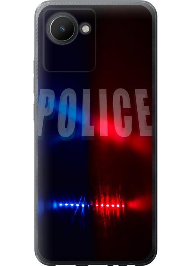 Силиконовый чехол 'Полиция' для Endorphone Realme C30 (258177718)