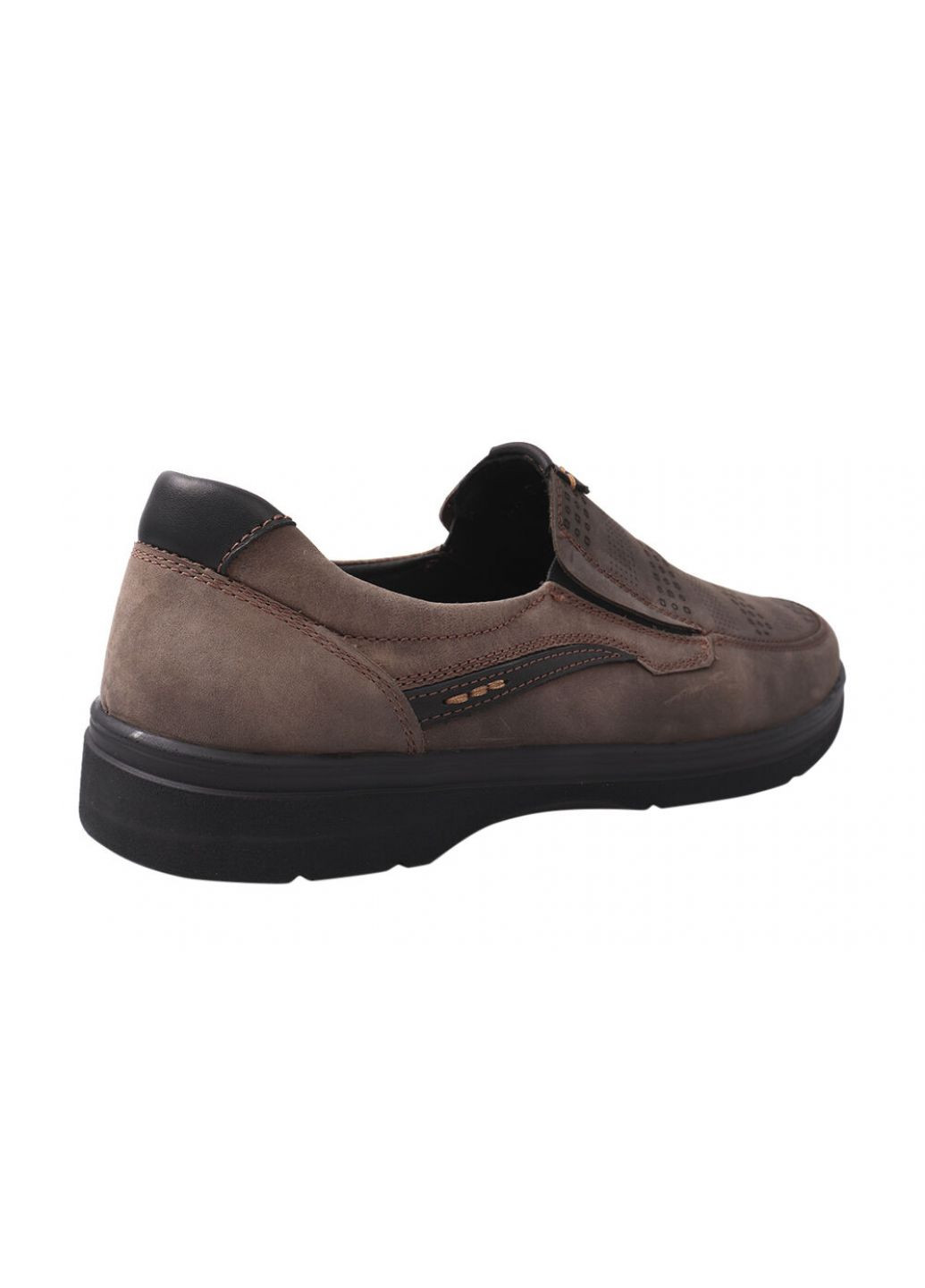 Туфлі чоловічі з натуральної шкіри (нубук), на низькому ходу, колір Визон, Vadrus 330-21dtc (257438386)