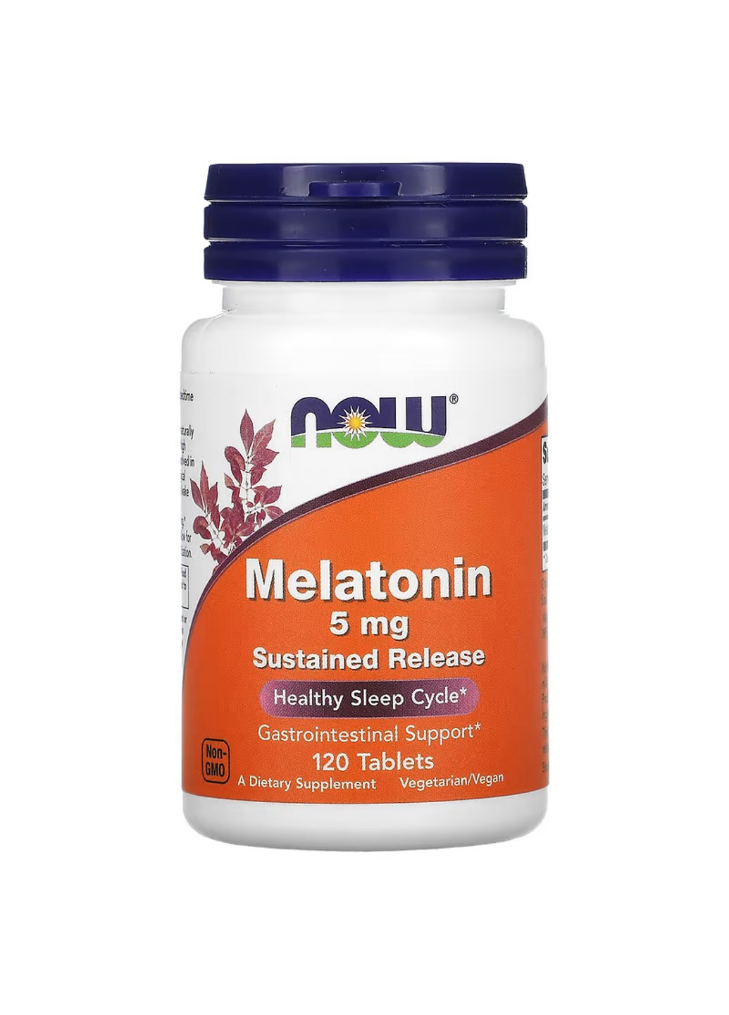 Мелатонин Медленного Высвобождения Melatonin 5 мг - 120 таб Now Foods (269461850)