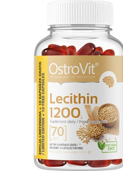 Lecithin 1200 70 Caps Ostrovit (258499124)