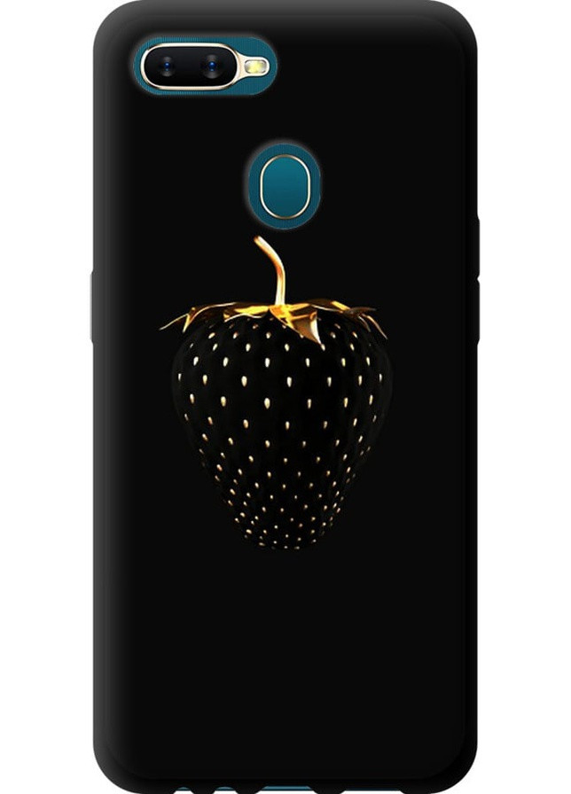 TPU чорний чохол 'Чорна полуниця' для Endorphone Oppo A5S (257904100)