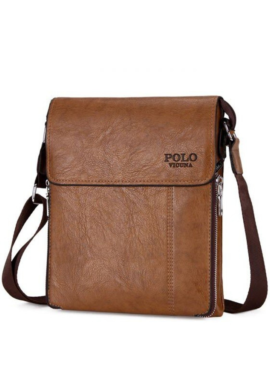 Чоловіча сумка VICUNA (8821-2-BR) коричнева Polo (263360651)