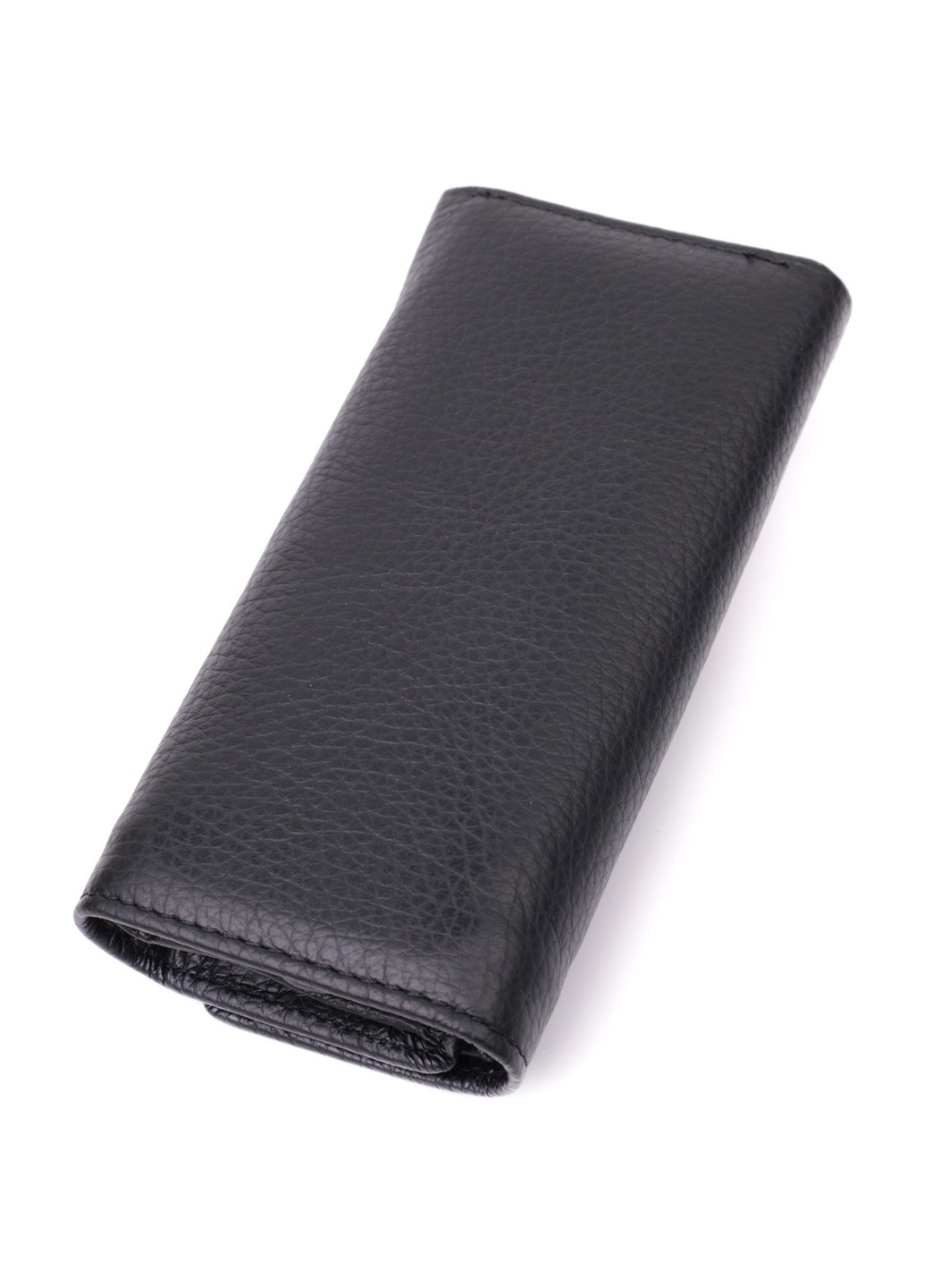 Велика ключниця з функцією гаманця з натуральної шкіри 22492 Чорний st leather (277980428)
