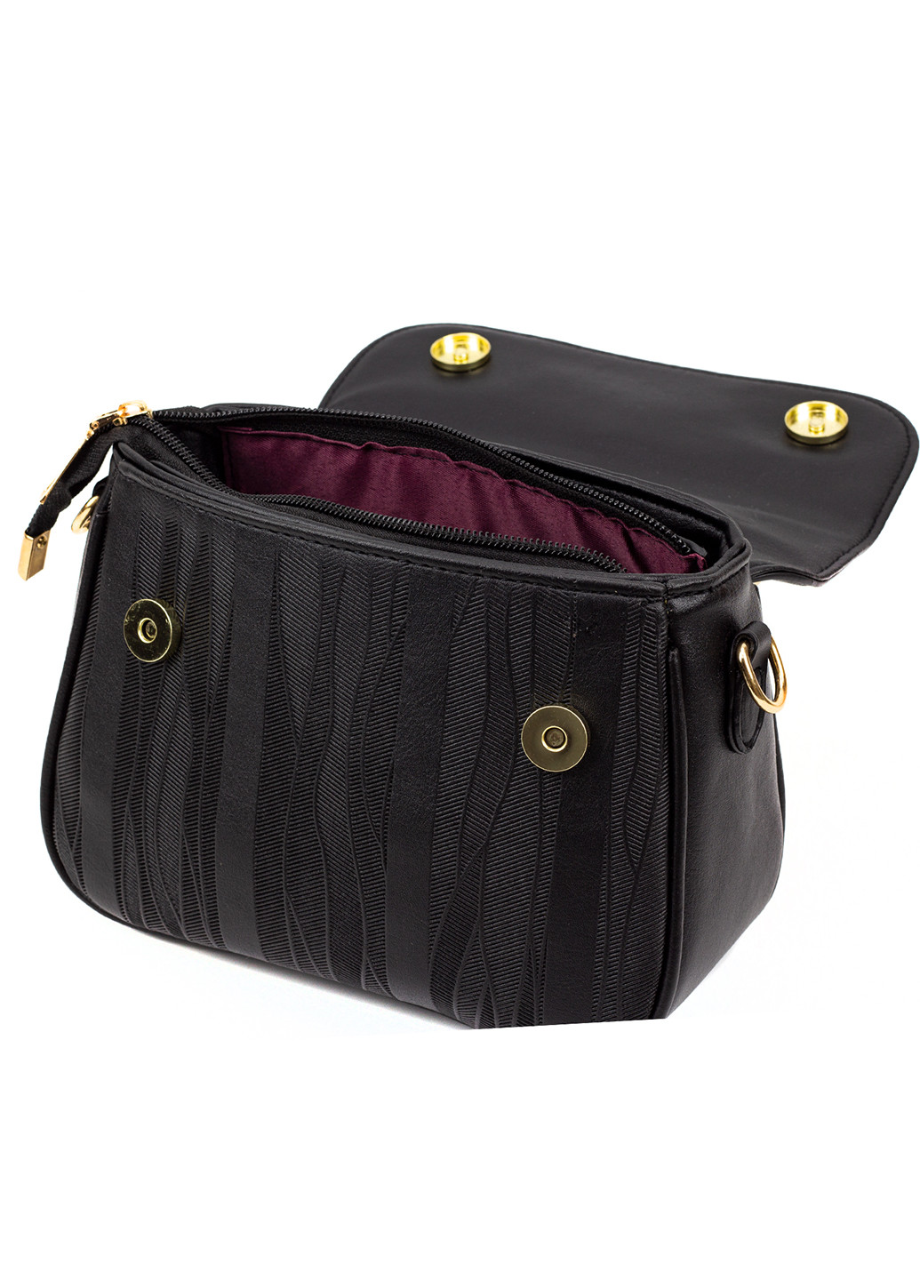 Жіноча трендова сумка, чорна Corze ab14056 (264073296)