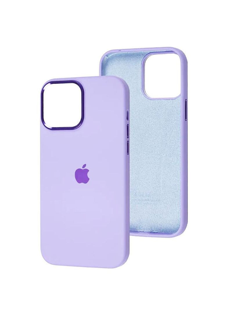 Чехол Silicone Case с металлическими кнопками для Apple iPhone 13 Pro Max (6.7") Epik (261324574)