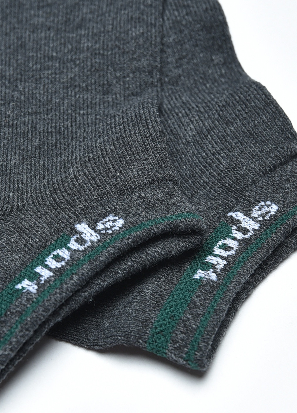 Шкарпетки чоловічі короткі темно-сірого кольору розмір 40-45 Let's Shop (259638524)