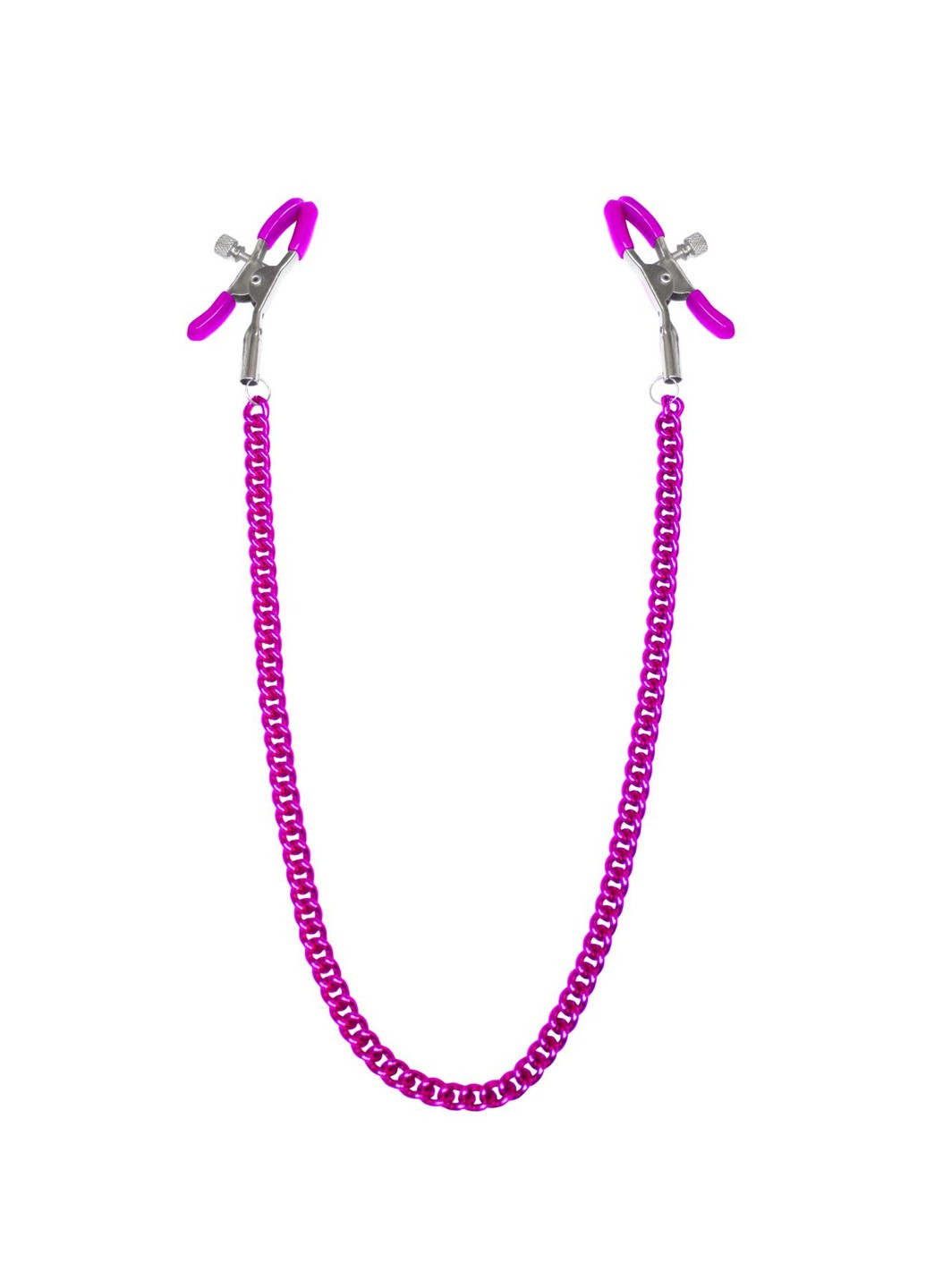 Зажимы для сосков с цепочкой - Nipple clamps Classic, розовый Feral Feelings (277236334)