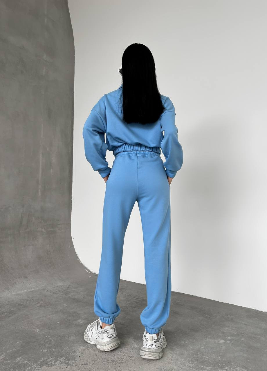 Женский прогулочный костюм двойка цвет голубой р.42/44 432221 New Trend (258646591)