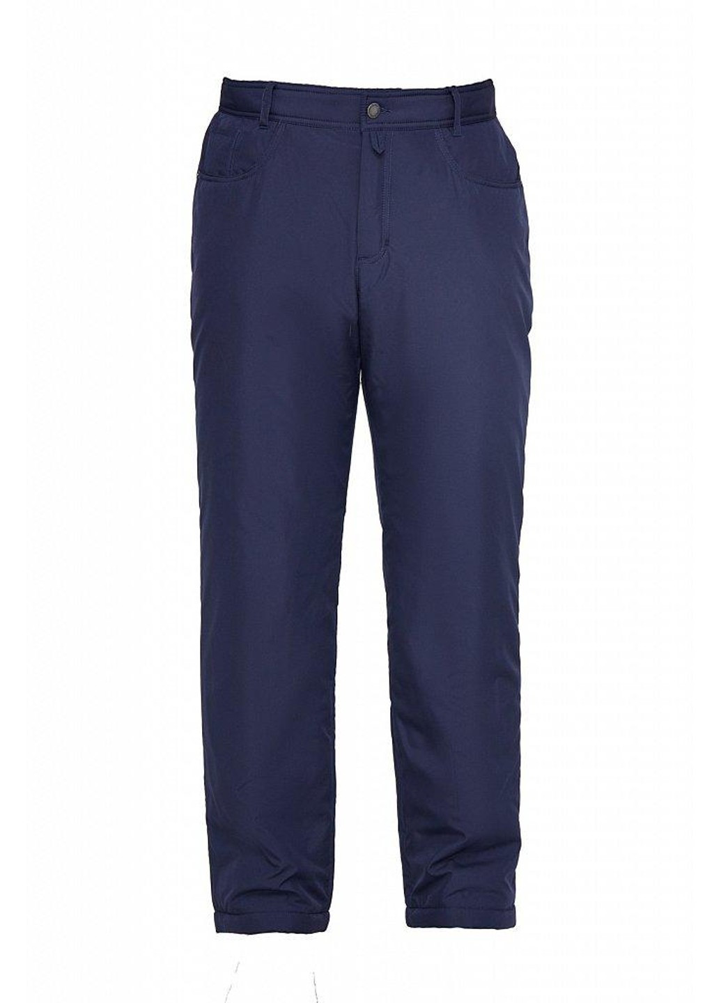 Темно-синие кэжуал зимние зауженные брюки Finn Flare