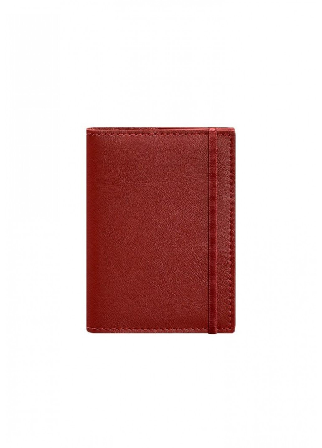 Шкіряний паспорт Обкладинка 1.0 Red Print BN-OP-1-RED BlankNote (263519211)