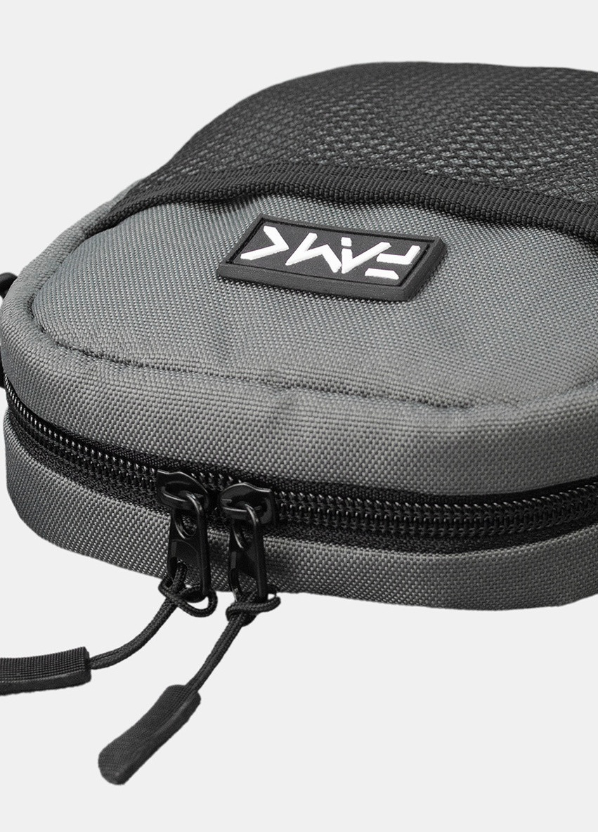 Маленька сумка месенджер (через плече) MBR5 сіра Famk (258402635)