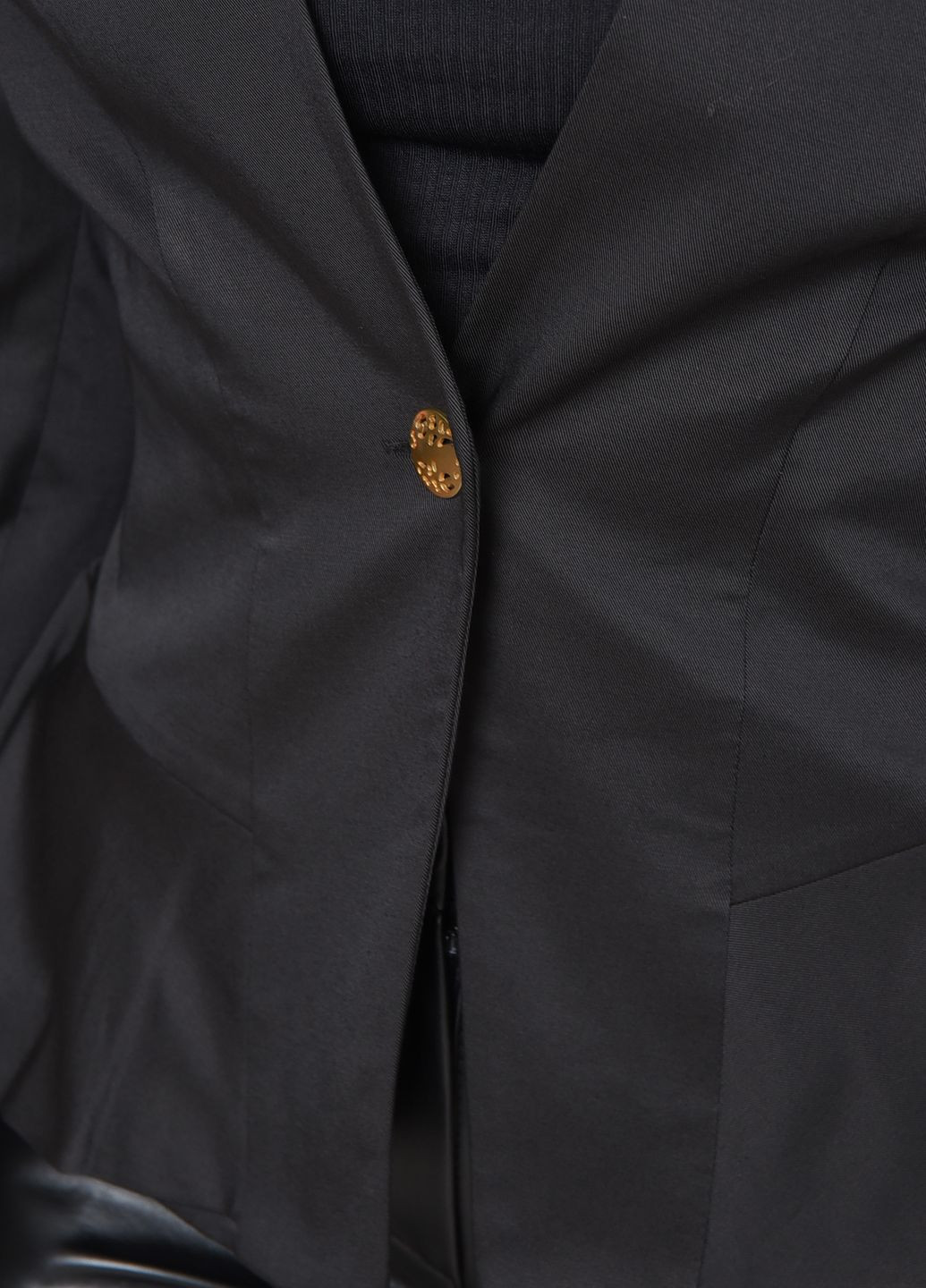 Піджак жіночий чорного кольору Let's Shop (260596351)