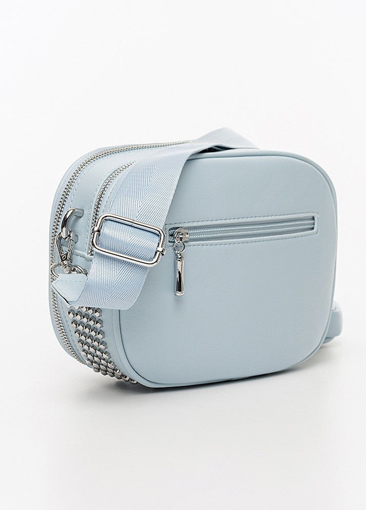 Женская сумка кросс-боди + чехол для ключей цвет голубой ЦБ-00222685 Johnny (259786263)