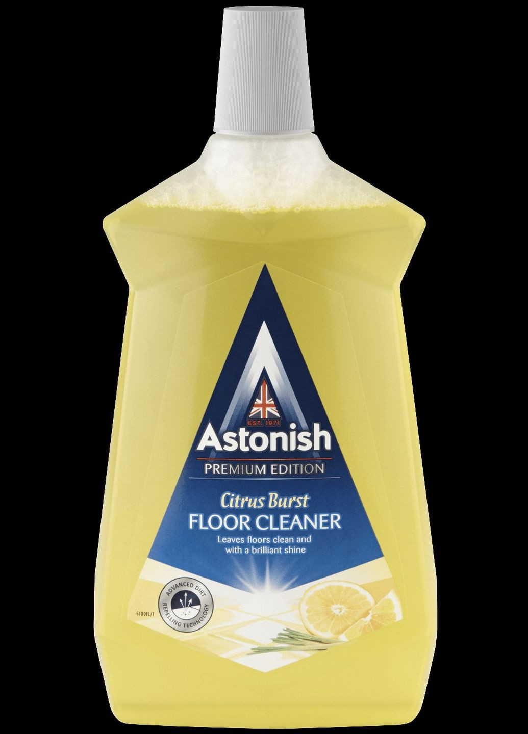 Миючий засіб універсальний для підлоги Floor Cleaner Citrus Burst з ароматом лимона 1 л Astonish (266983330)