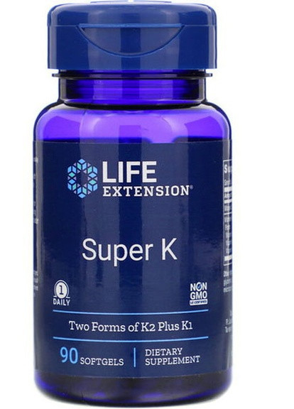 Super K 90 Softgels LEX23343 Life Extension (256720347)
