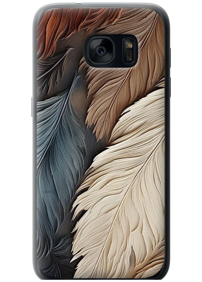 2D пластиковый чехол 'Листья в стиле бохо' для Endorphone Samsung Galaxy S7 G930F (265398401)