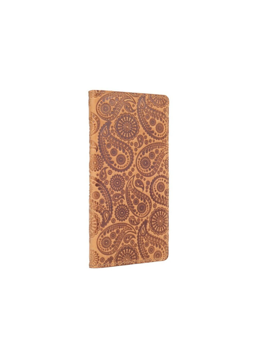 Шкіряне портмоне WP-02 Shabby Honey Buta Art Жовтий Hi Art (268371277)