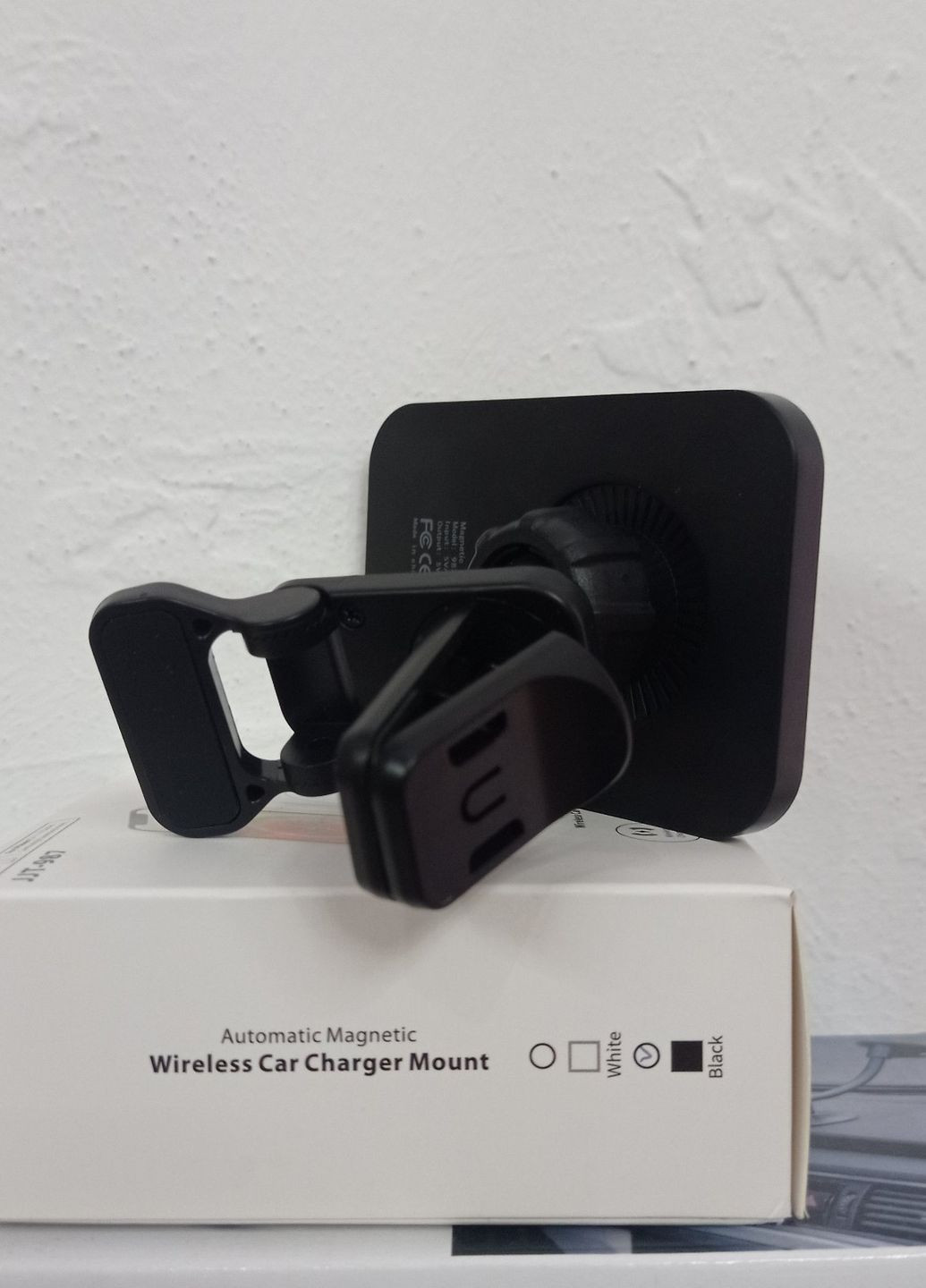 Магнітний автотримач із бездротовою зарядкою Premium MagSafe Car Charger для iPhone 12 | 13 | 14 Чорний Brend (261338336)