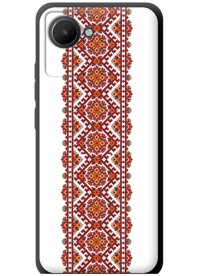 TPU черный чехол 'Вышиванка 9' для Endorphone Realme C30 (269359672)