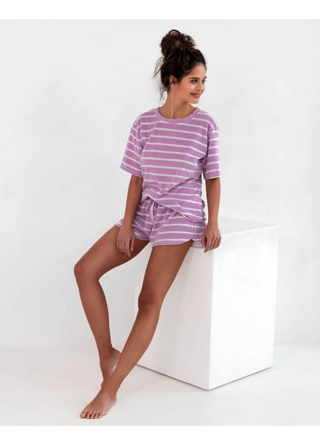 Фиолетовая всесезон пижама махровая unity s2020161 Sensis