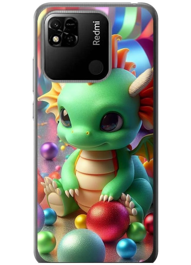 2D пластиковий чохол 'Веселий дракончик' для Endorphone Xiaomi Redmi 10A (275457446)