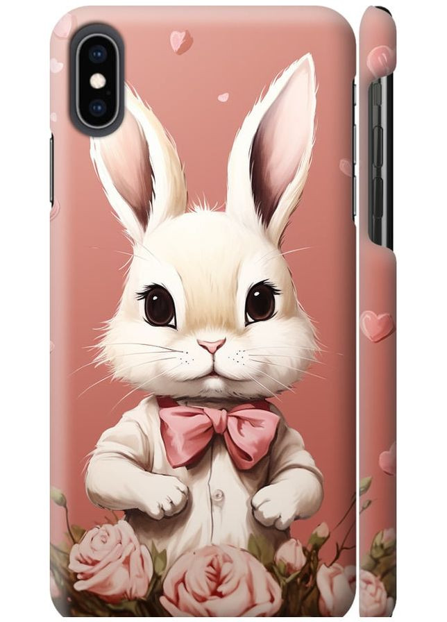 3D пластиковий глянцевий чохол 'Зайчик' для Endorphone Apple iPhone XS Max (267320052)