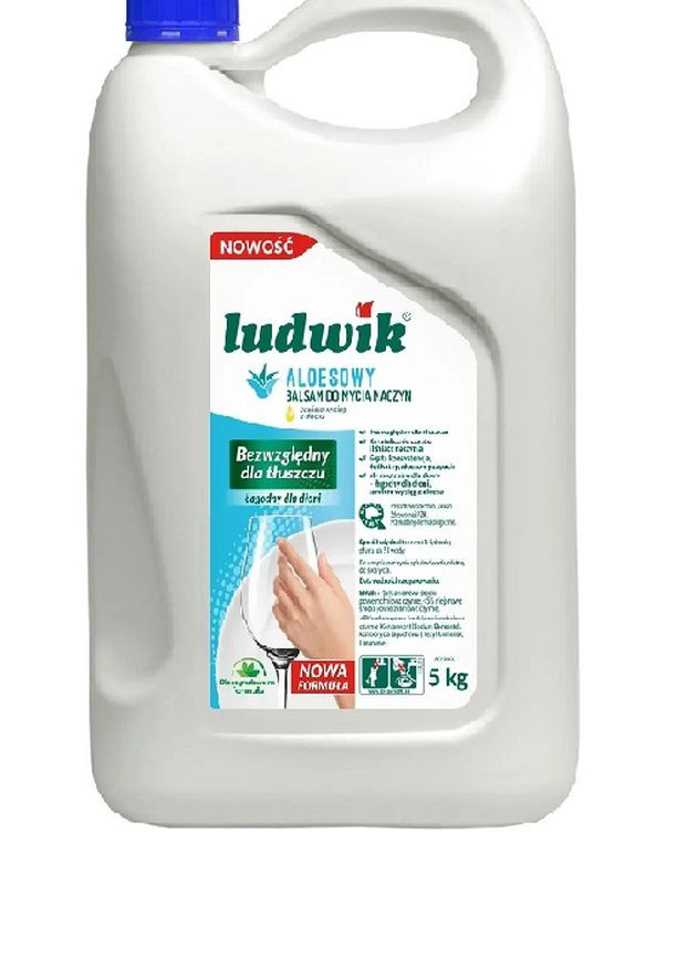 Бальзам для миття посуду з екстрактом алое вера, 5 кг Ludwik (276385781)
