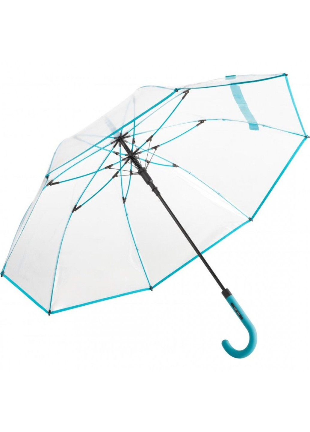 Зонт-трость прозрачный женский полуавтомат Pure 7112-biruza FARE (262976823)