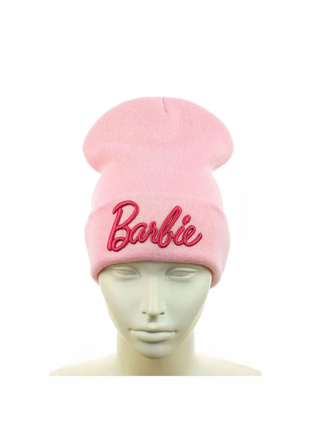 Молодіжна шапка біні лонг Barbie (Барбі) No Brand бини лонг (276534549)