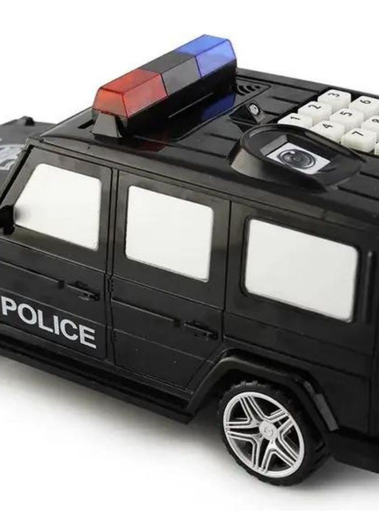 Сейф детский "Машина полиции Гелендваген" 2106-1 (24) черная (MER-15007_502) XPRO (261330214)